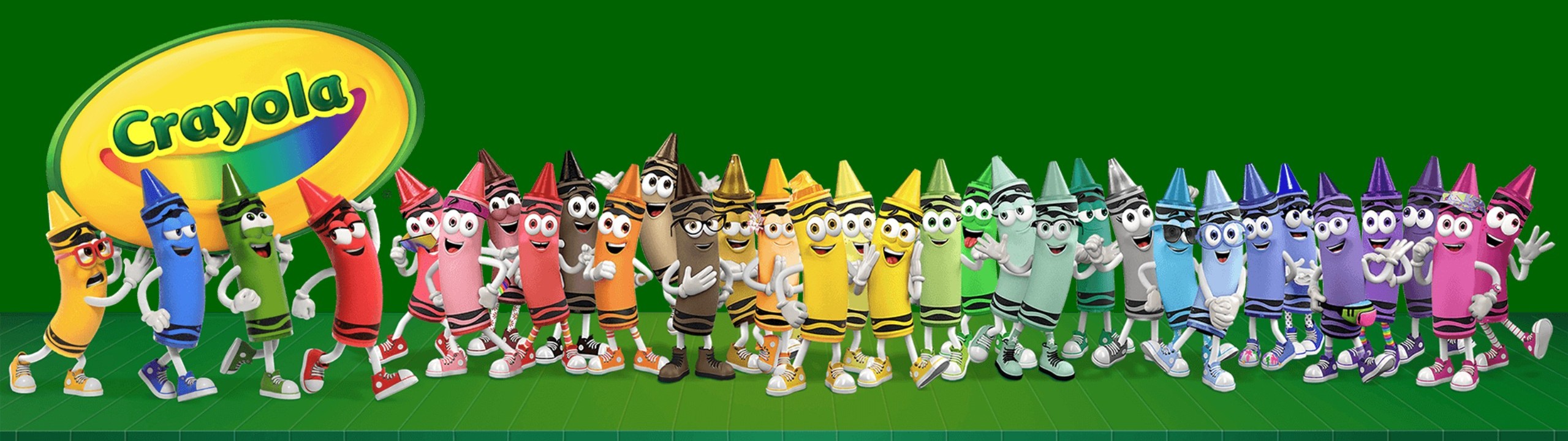 Image of early Crayola Crayon boxes