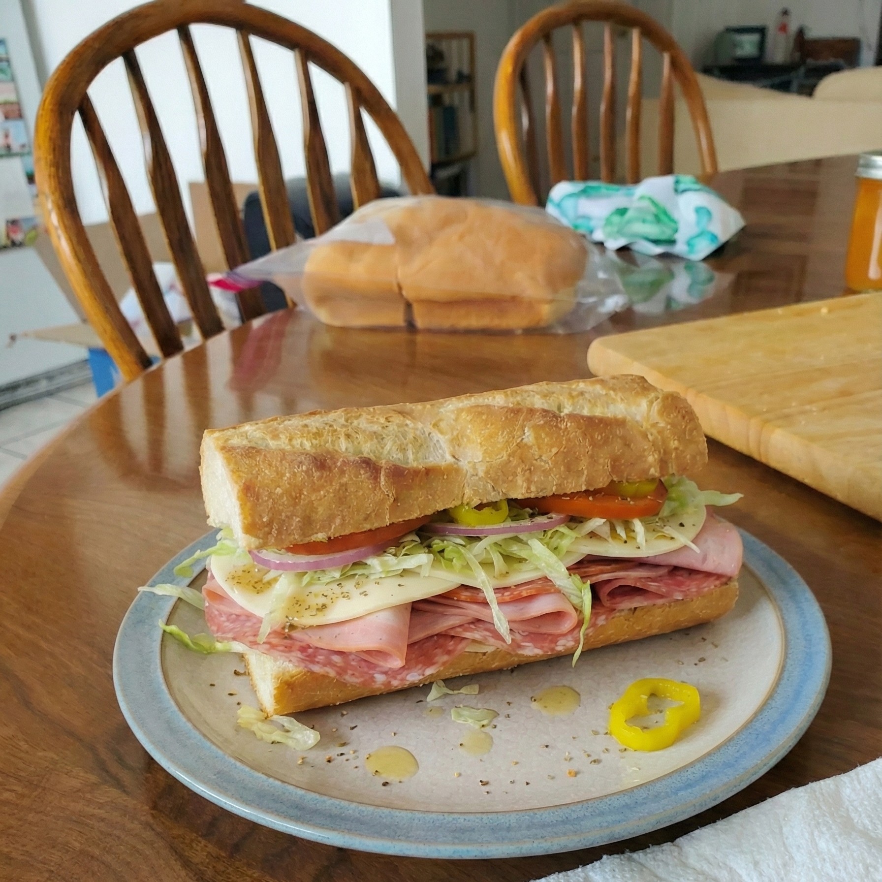 An AI-generated picture of a sandwich, made by Nano Banana Pro