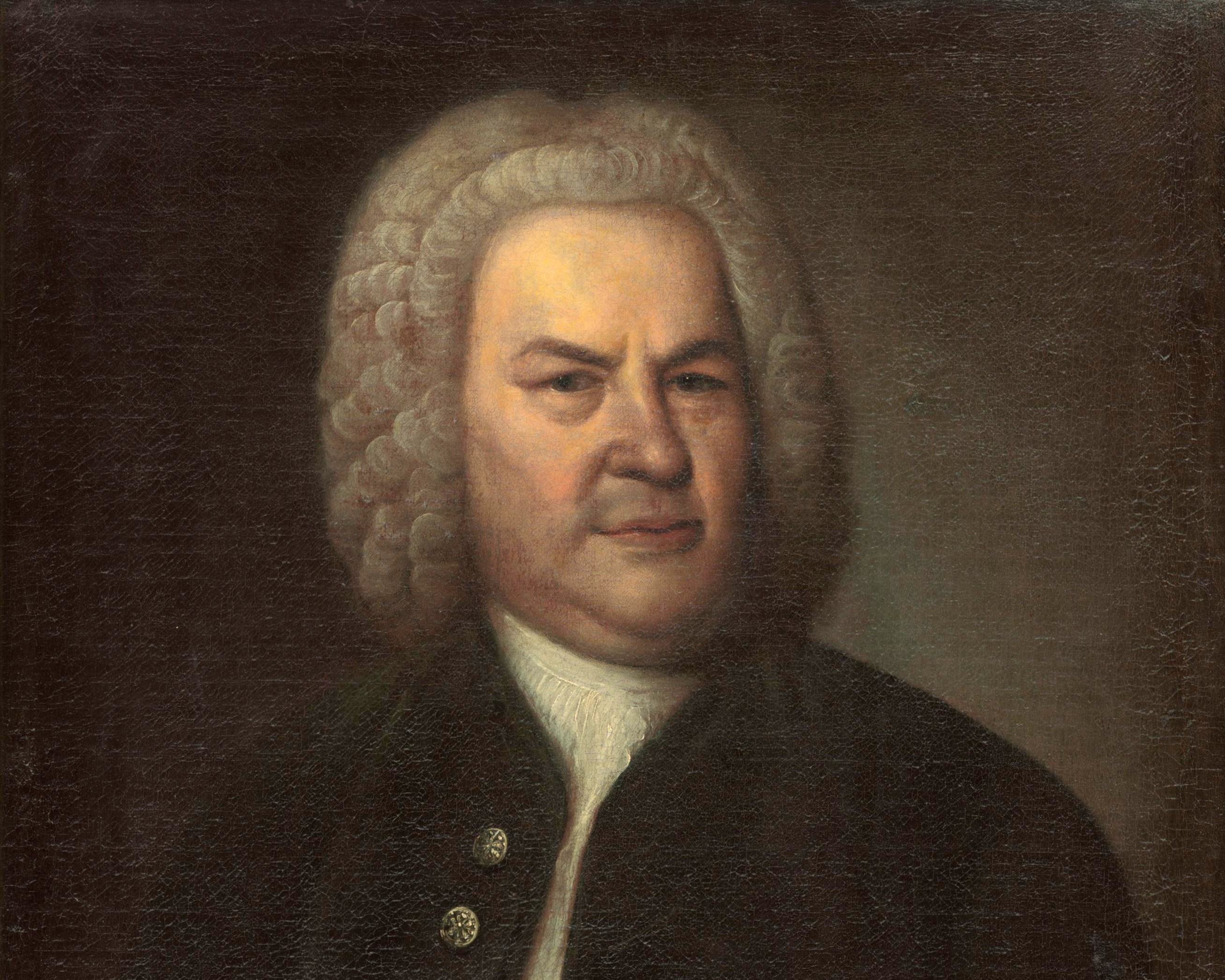 Painting of JS Bach