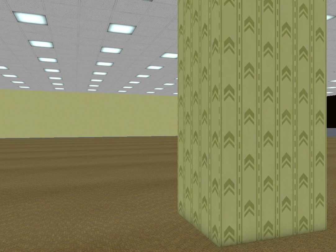 Backrooms game screenshot