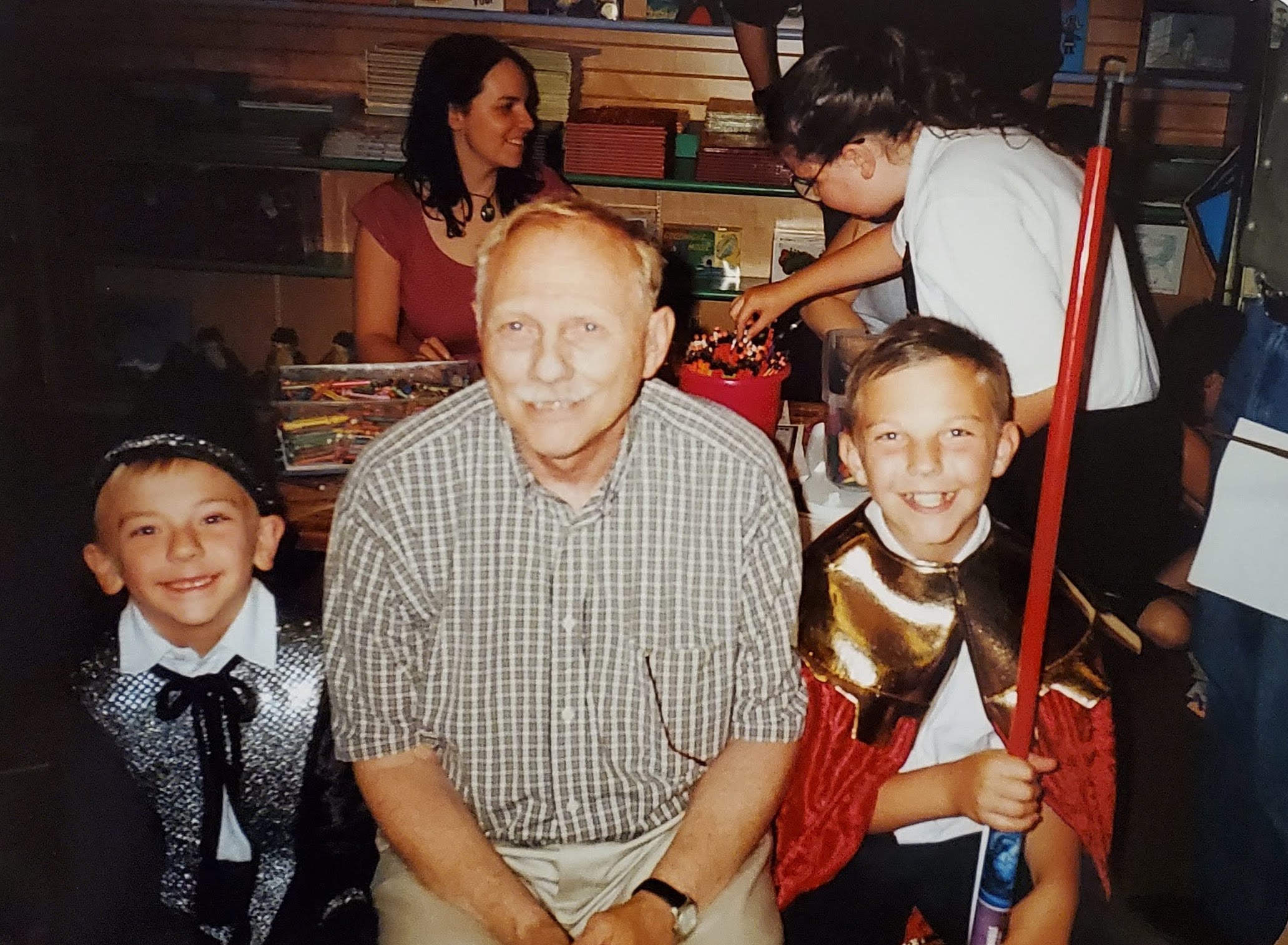 Me, Scott, and Don Asay at a Harry Potter release party at Barnes and Noble circa 2002.