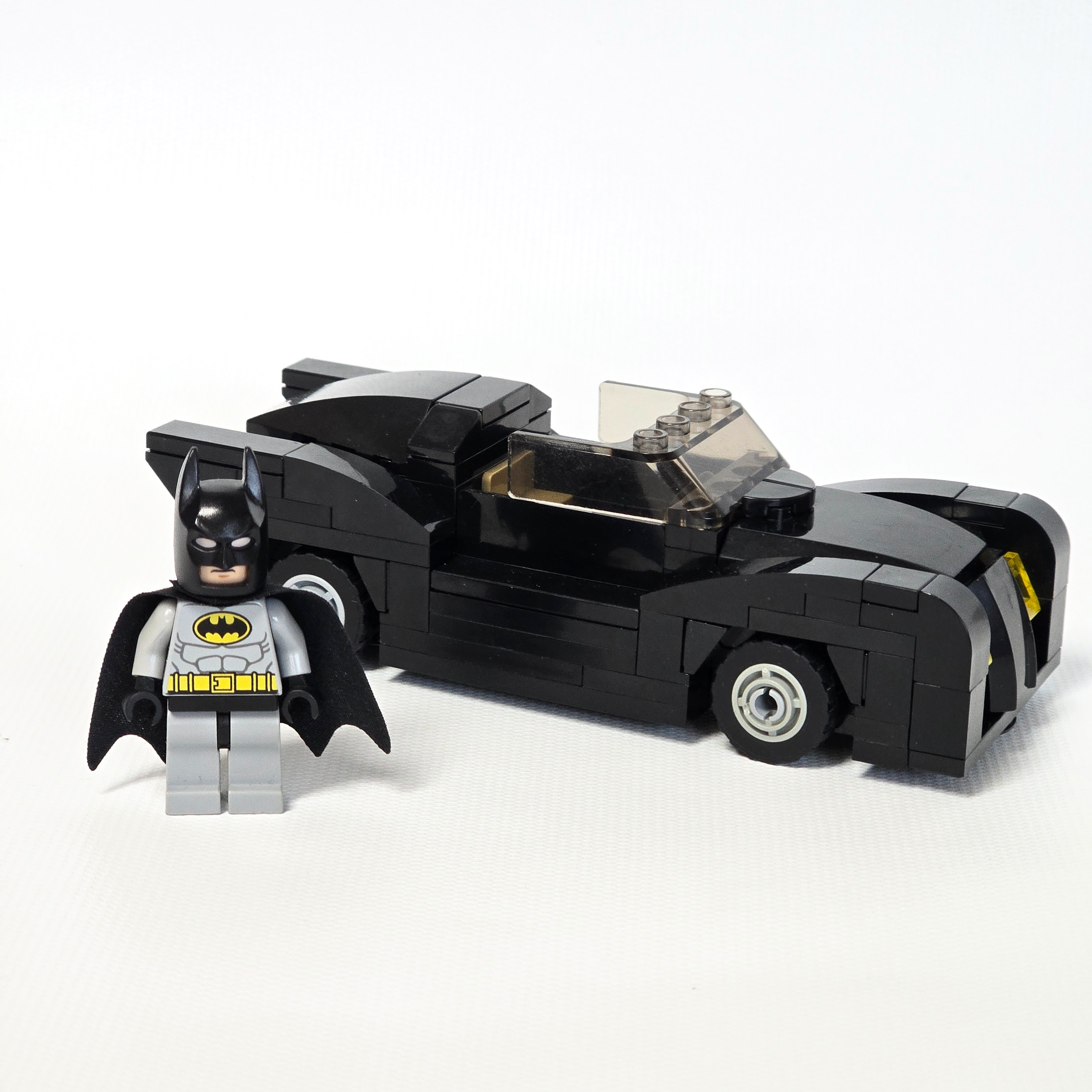 Lego 6-stud-wide batmobile, created by Alex Lyman