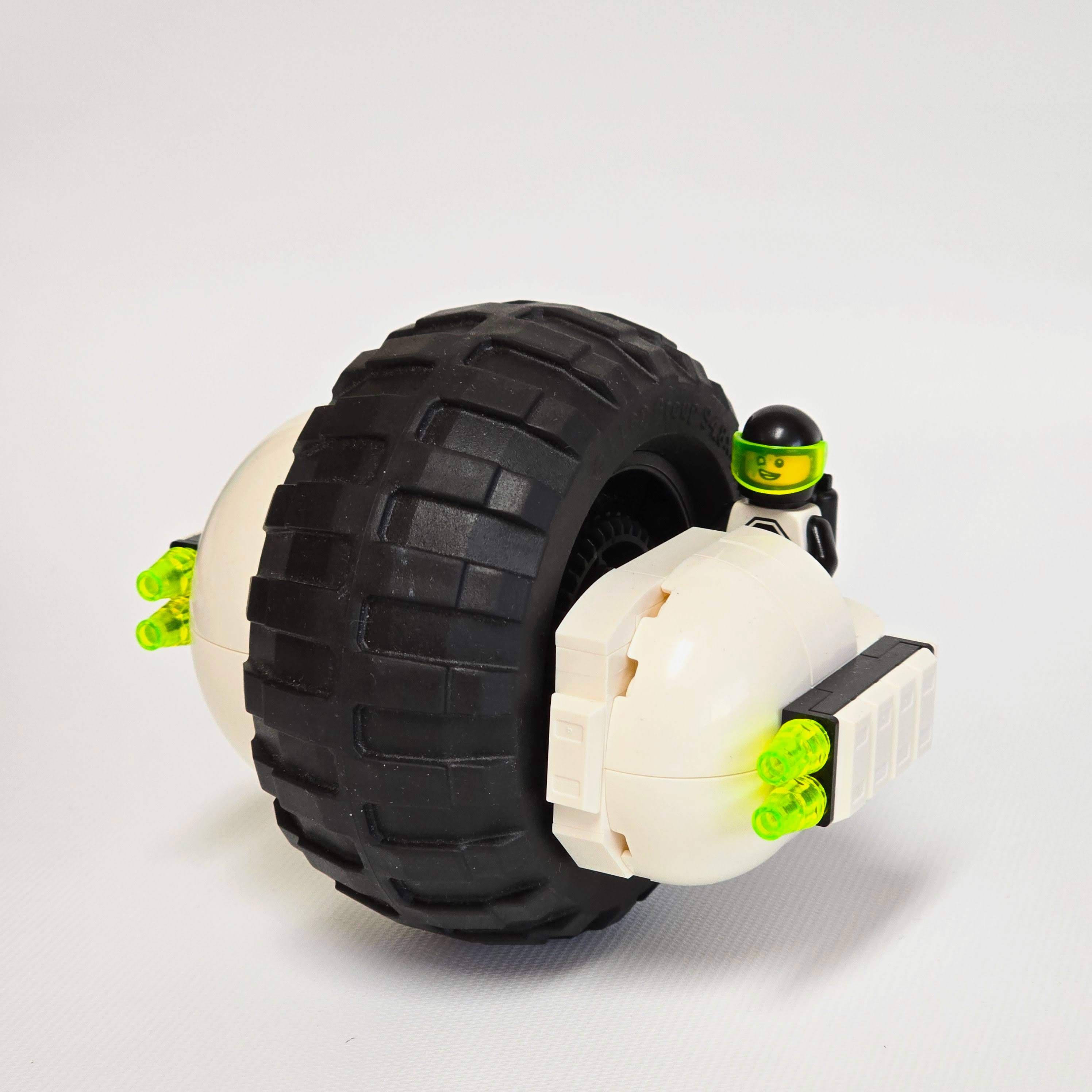 Lego Blacktron II Monowheel, created by Alex Lyman