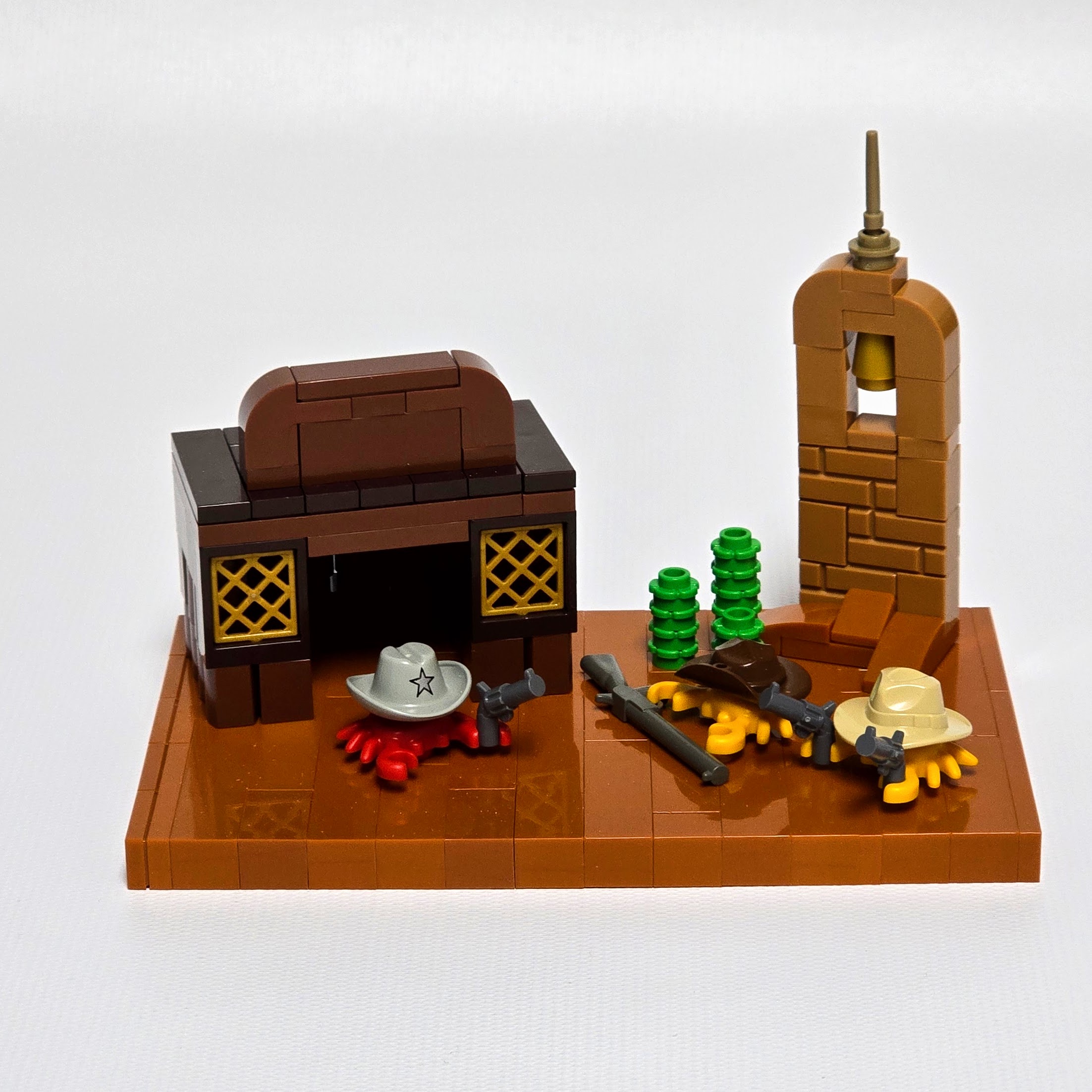 Lego cowboy crabs, created by Alex Lyman