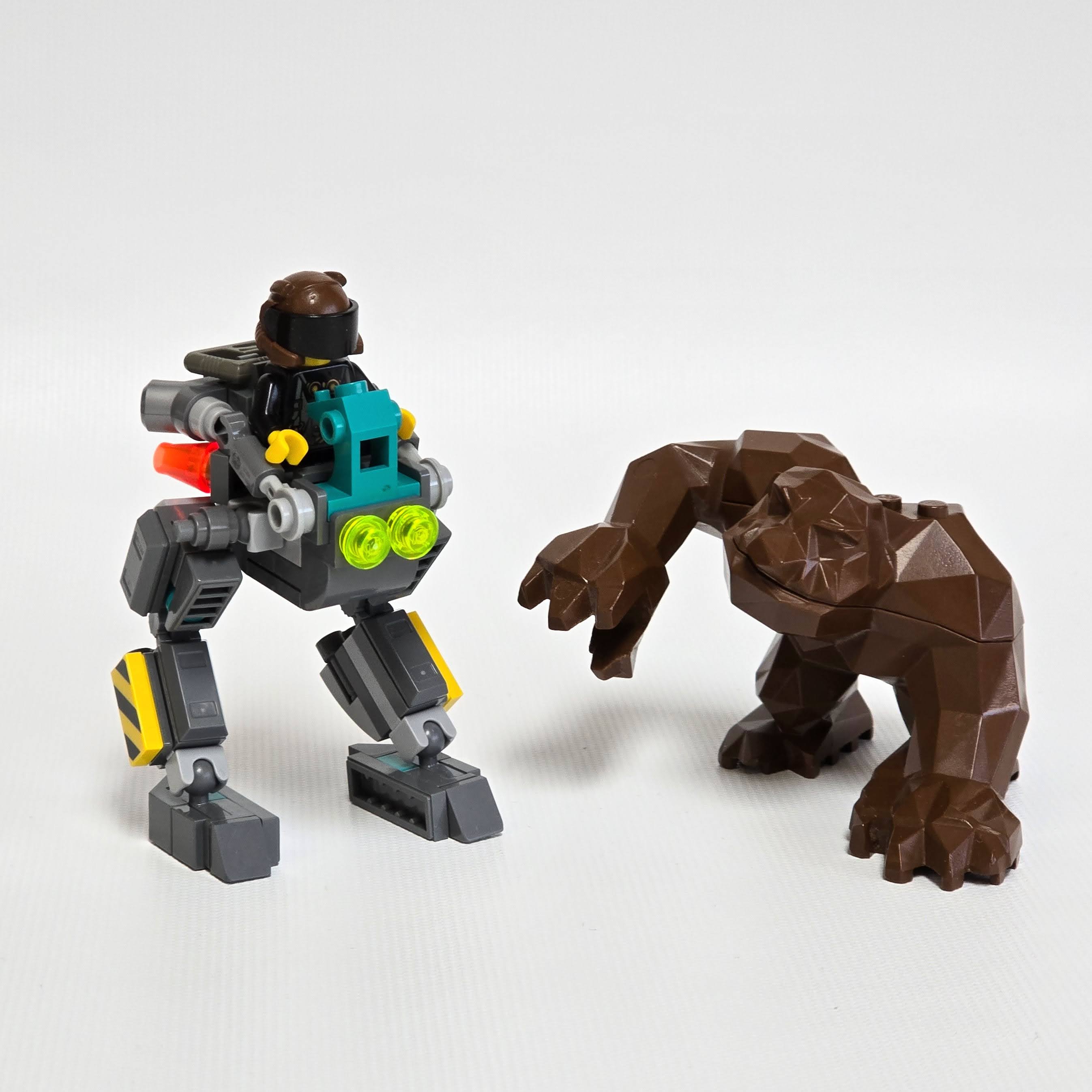 Lego Rock Raiders walker with Rock Monster, created by Alex Lyman