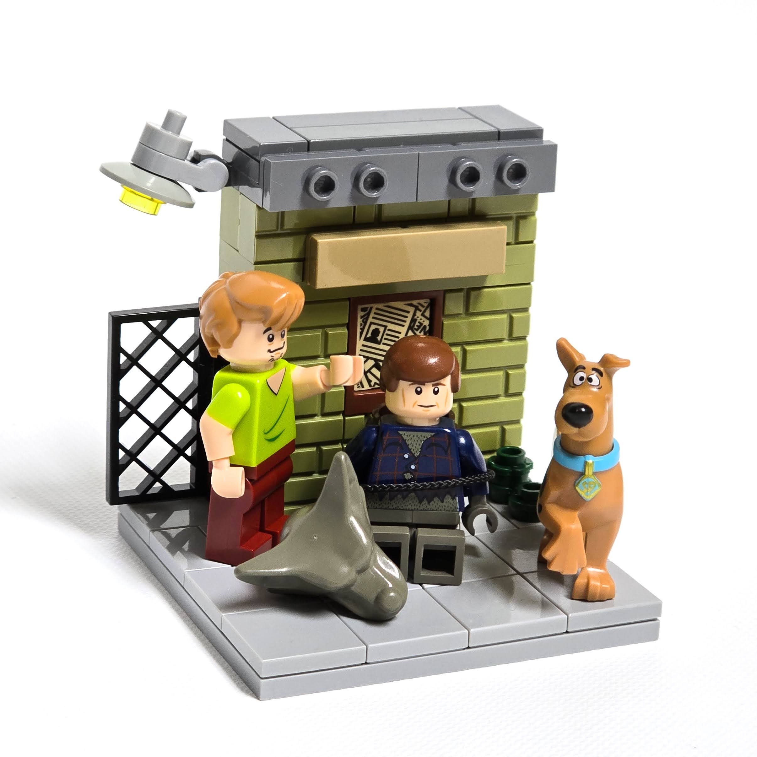 Lego Scooby-Doo creation, created by Alex Lyman