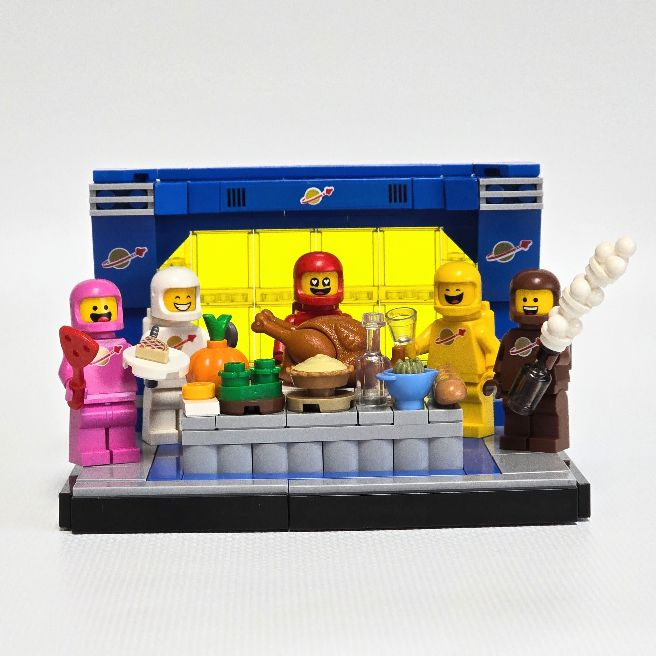 Lego Classic Space Thanksgiving, created by Alex Lyman