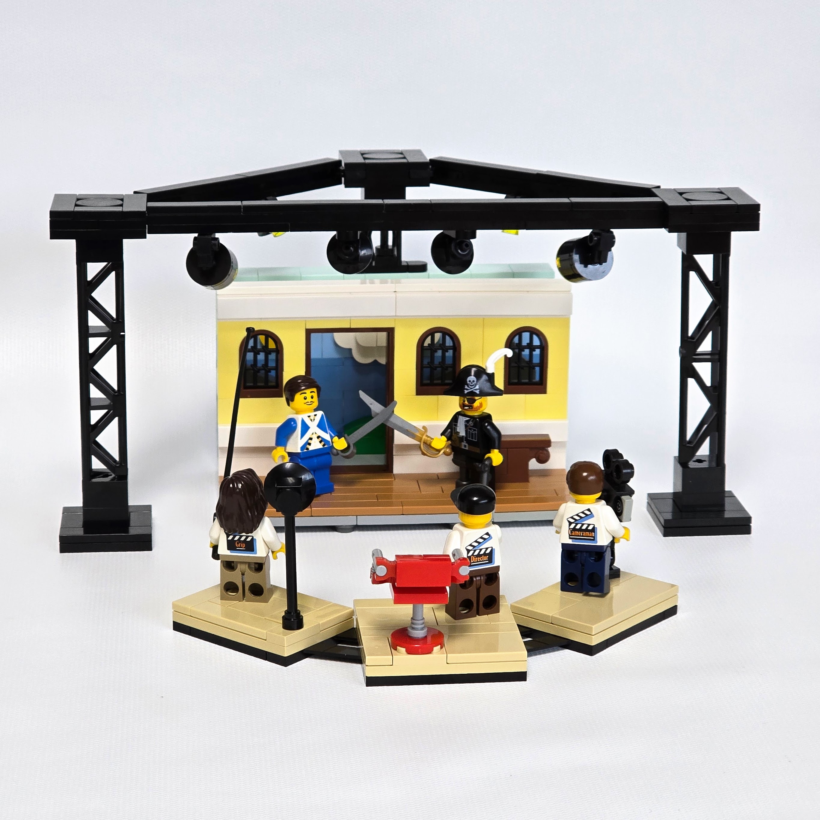 Lego film studio soundstage, created by Alex Lyman