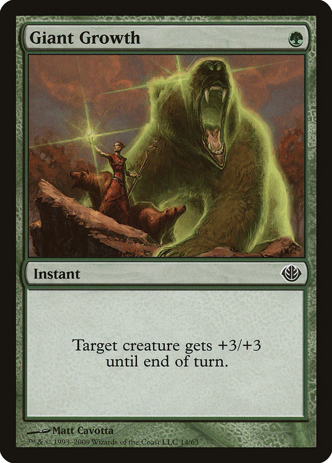 The Magic: the Gathering card Giant Growth