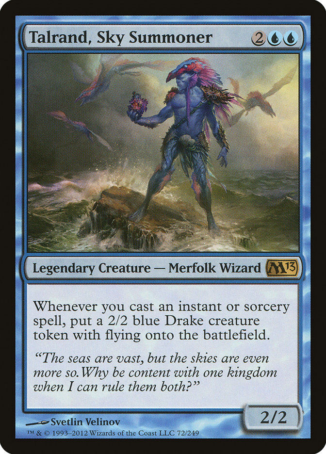 The Magic: the Gathering card Talrand, Sky Summoner