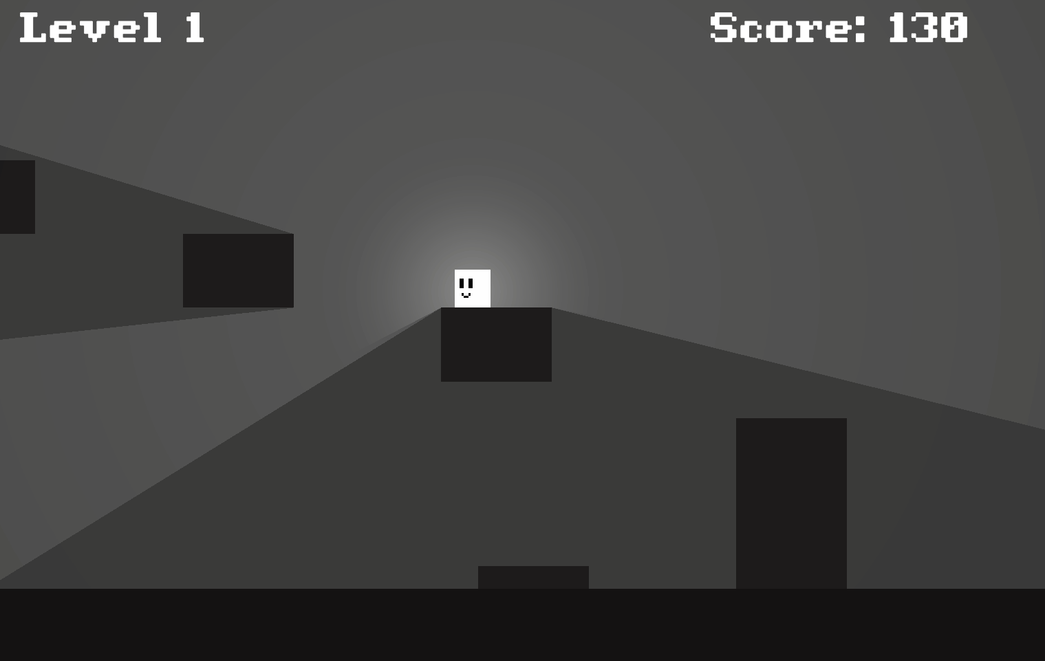 Screenshot from level 1 of my video game, Prismo
